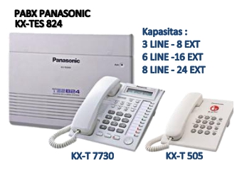 PABX PANASONIC KX TES 824 PABX PANASONIC KX TES 824